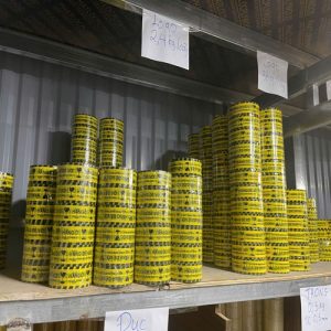 Băng dính logo hàng dễ vỡi lõi giấy 5mm 1