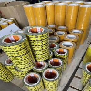 Băng dính logo hàng dễ vỡi lõi giấy 5mm 3