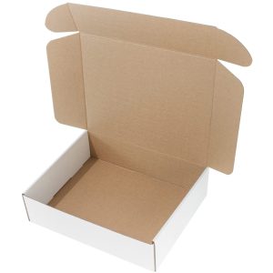 Hộp carton nắp gài 3 lớp Trắng Nâu 2