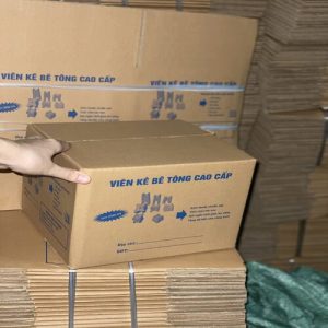 Hộp đựng viên kê bê tông