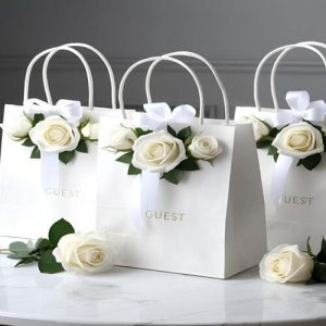 Túi giấy kraft trắng M01