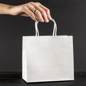 Túi giấy kraft trắng M06 2