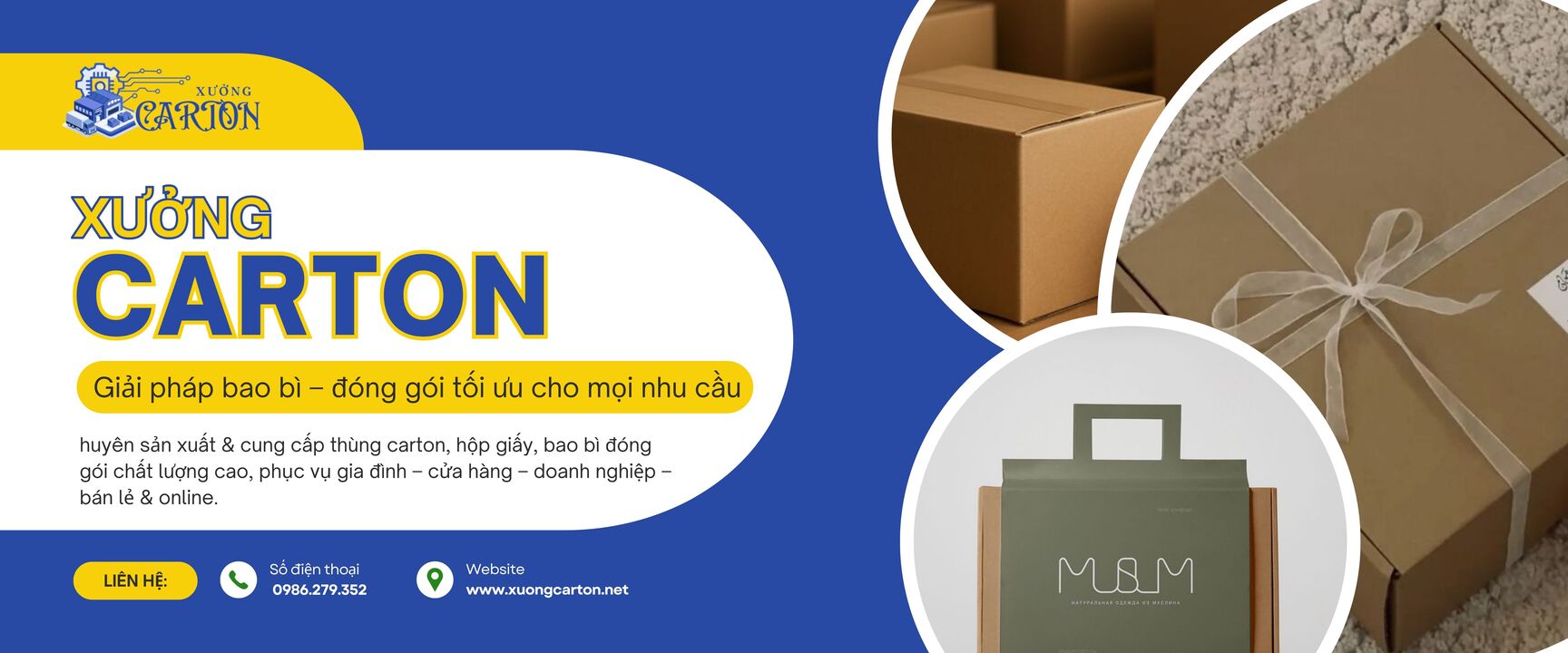 Banner xưởng carton2